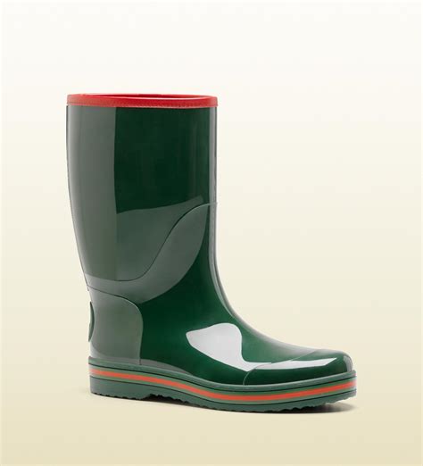 gucci mens rain boots|farfetch men's gucci boots.